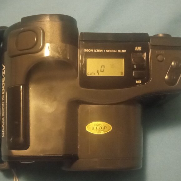 Vintage Olympus AZ-300 SuperZoom Compact 35mm Film Camera Black Working, Japan - Picture 5 of 8